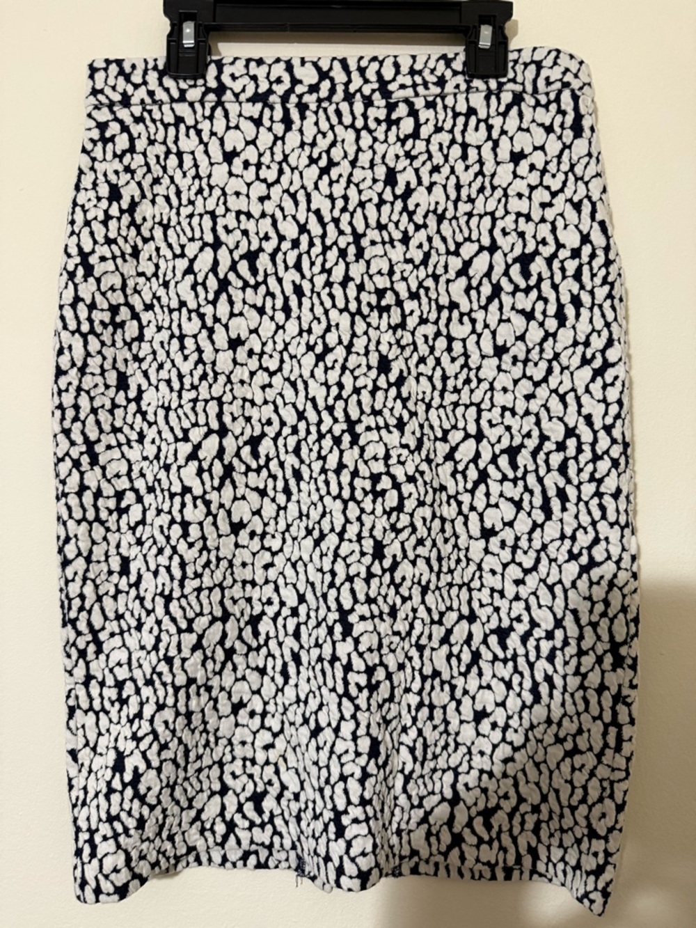 MICHAEL Michael Kors Black and White Printed Pencil Skirt